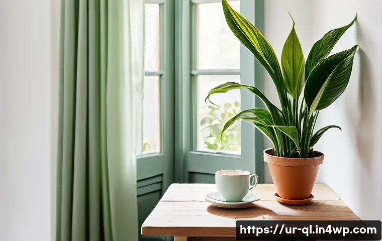 자연주의를 반영한 아침 식사 공간 꾸미기 - **Prompt:** A serene and brightly lit breakfast nook in a home, bathed in soft morning sunlight stre...
